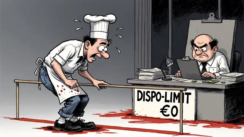 Leere Kasse in der Gastronomie