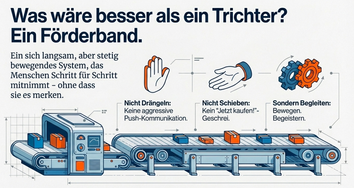 Förderband statt Funnel